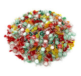 American Old Fashioned Hard Candy - 6 lbs - Peppermint and Spearmint Starlights, Cinnamon Disks, Butterscotch, Strawberry Jelly Filled Candy