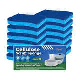 Plynt - Zero Scratch Scrub Sponge, Pack of 12 Sponges for Dishes, Kitchen & Bathroom, Zero Scratch, Multi-Surface Safe, Cleans Fast, Tackles Tough