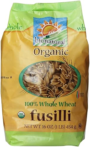 Bionaturae Organic Pasta, Whole Wheat Fusilli, 16 Oz