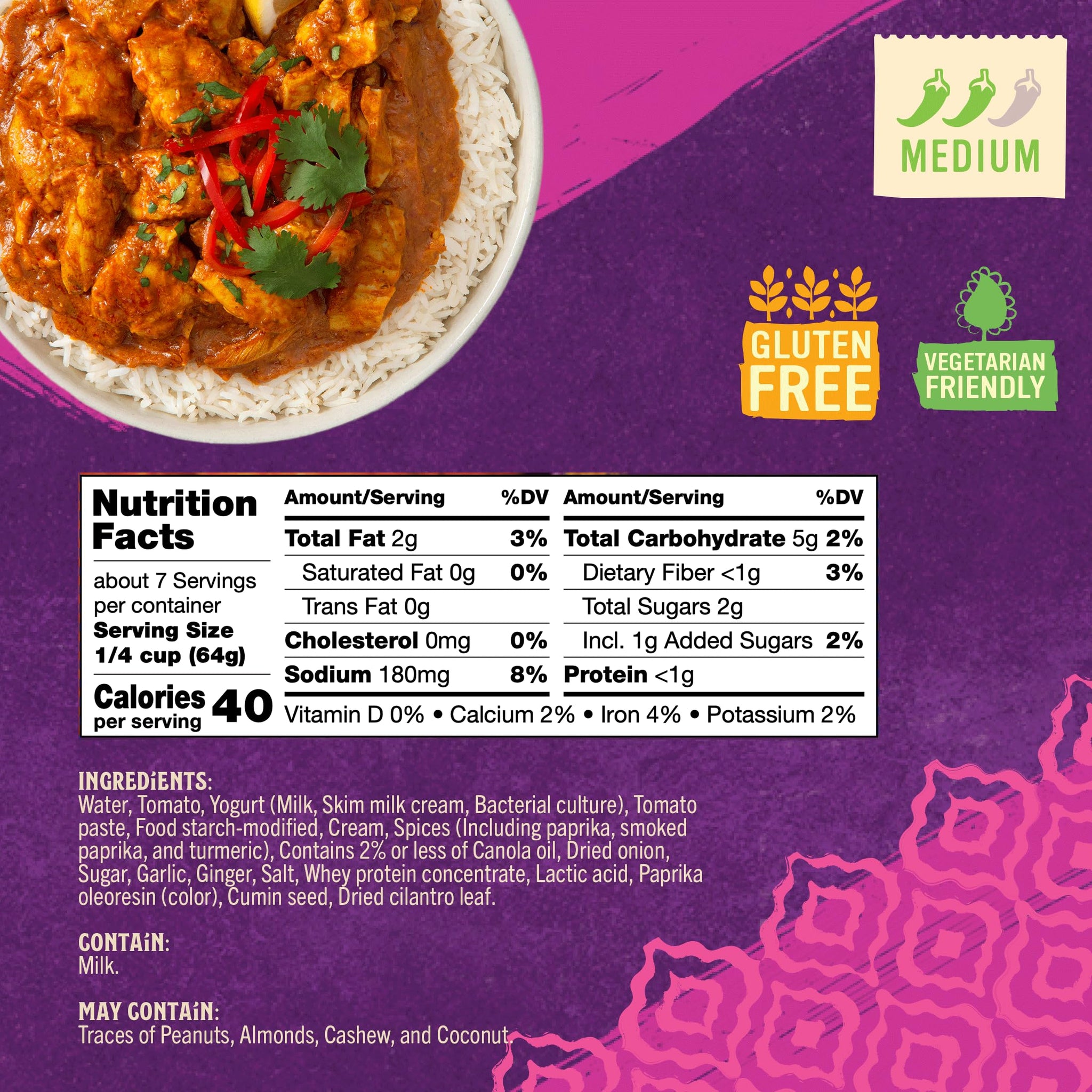 Patak's Tikka Masala Simmer Sauce, Medium-Spiced Curry with Yogurt, Tomatoes & Spices, Gluten-Free & Vegetarian Indian, Perfect for Quick & Easy