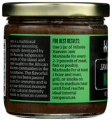 Hillside Harvest - Jamaican Jerk Marinade, SPICY, Gourmet, Handcrafted, Spice and Sweet Citrus, Hot Heat Level, 6.5 oz. Jar (Pack of 1)
