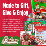 Palmer Milk Chocolate Mesh Coal, Crisp and Crunchy Sweets, Individually Wrapped Christmas Candy Pieces, Making Candy Fun Since 1948 (Pack of 3)