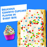 Pop-Tarts, Breakfast Toaster Pastries, Frosted Confetti Cupcake, Proudly Baked in the USA, 13.5oz Box (4 Count)