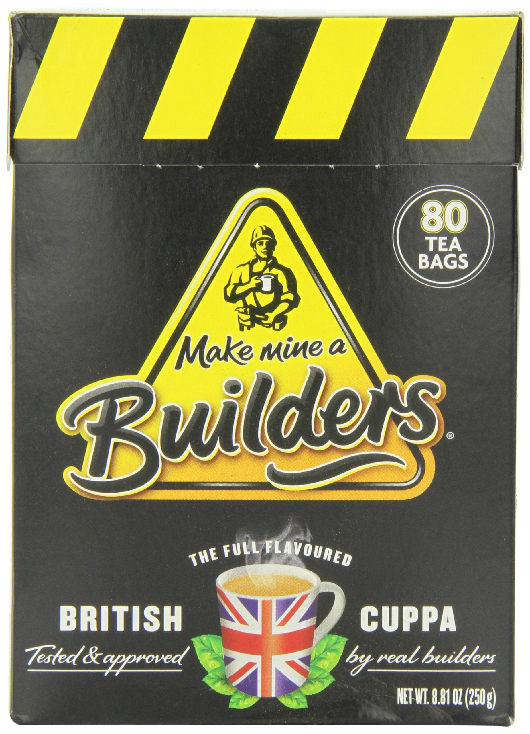Builders Teabags, 80-Count, 8.81 oz