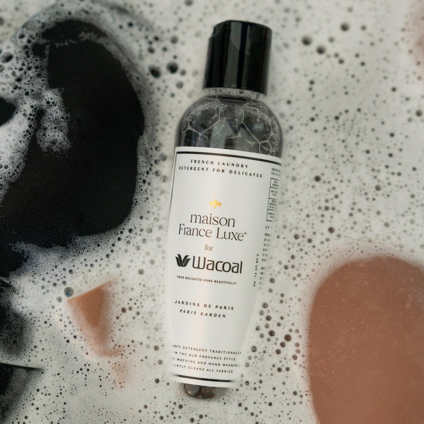 Wacoal Travel Laundry Detergent for Delicate Fabrics by Maison France Luxe, Enzyme-Free, Gentle on Skin & Safe for Fine Fabrics, Silk and Wool