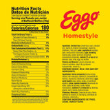 Eggo Homestyle Waffles, Breakfast Food, Frozen Breakfast, 10 Waffles (Frozen)