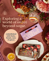 Spring & Mulberry Dark Chocolate Bars - Healthy Dark Chocolate, Date-Sweetened - Pecan Date 6 Pack