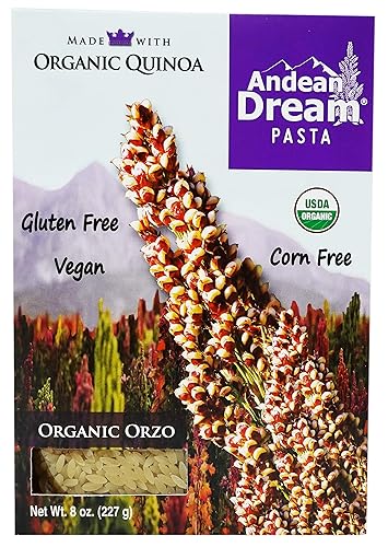 Andean Dream Organic Orzo Quinoa Pasta, 8 Ounce - 12 per case.12