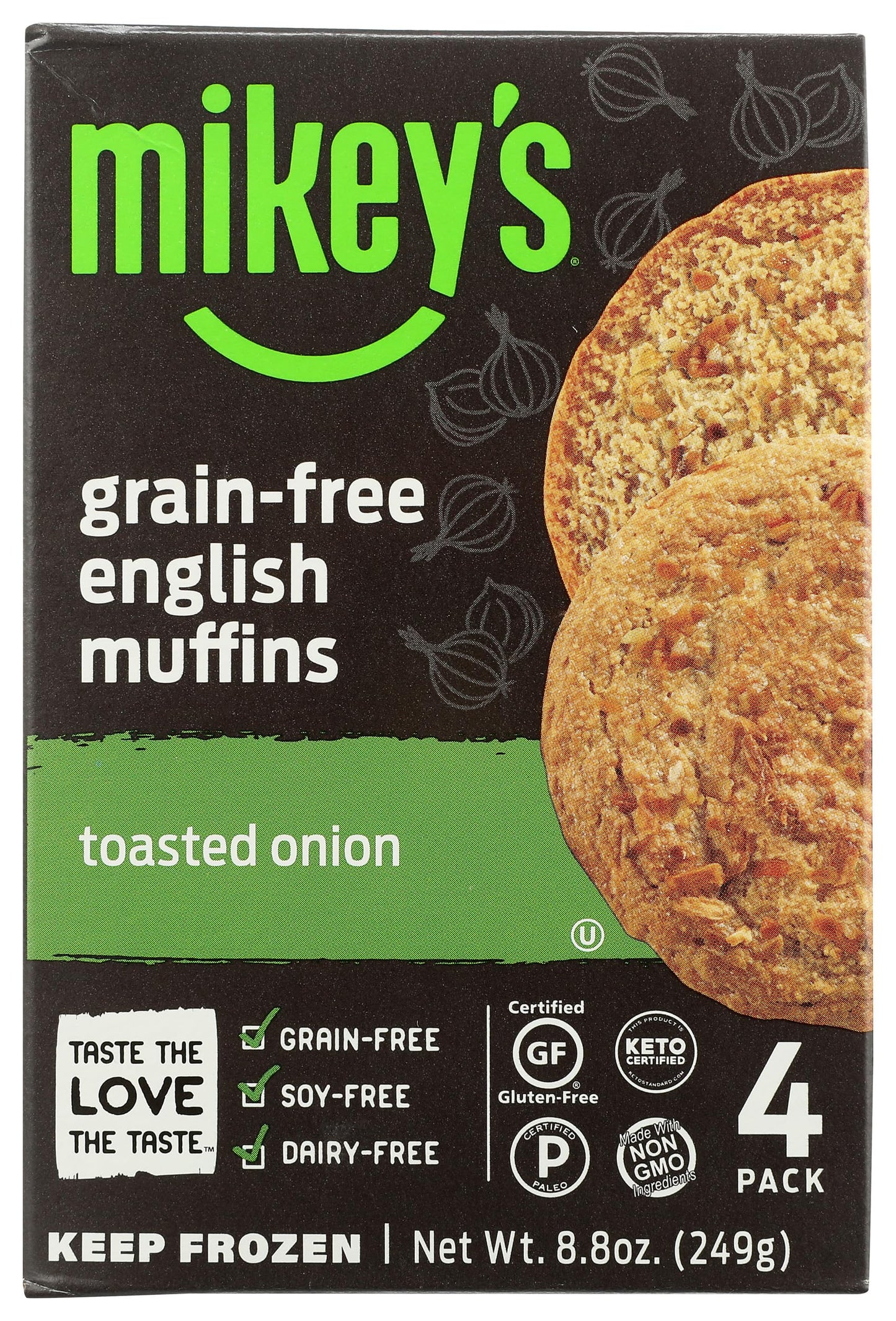 Mikeys Muffins, Muffins Toasted Onion, 8.8 Ounce