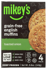 Mikeys Muffins, Muffins Toasted Onion, 8.8 Ounce
