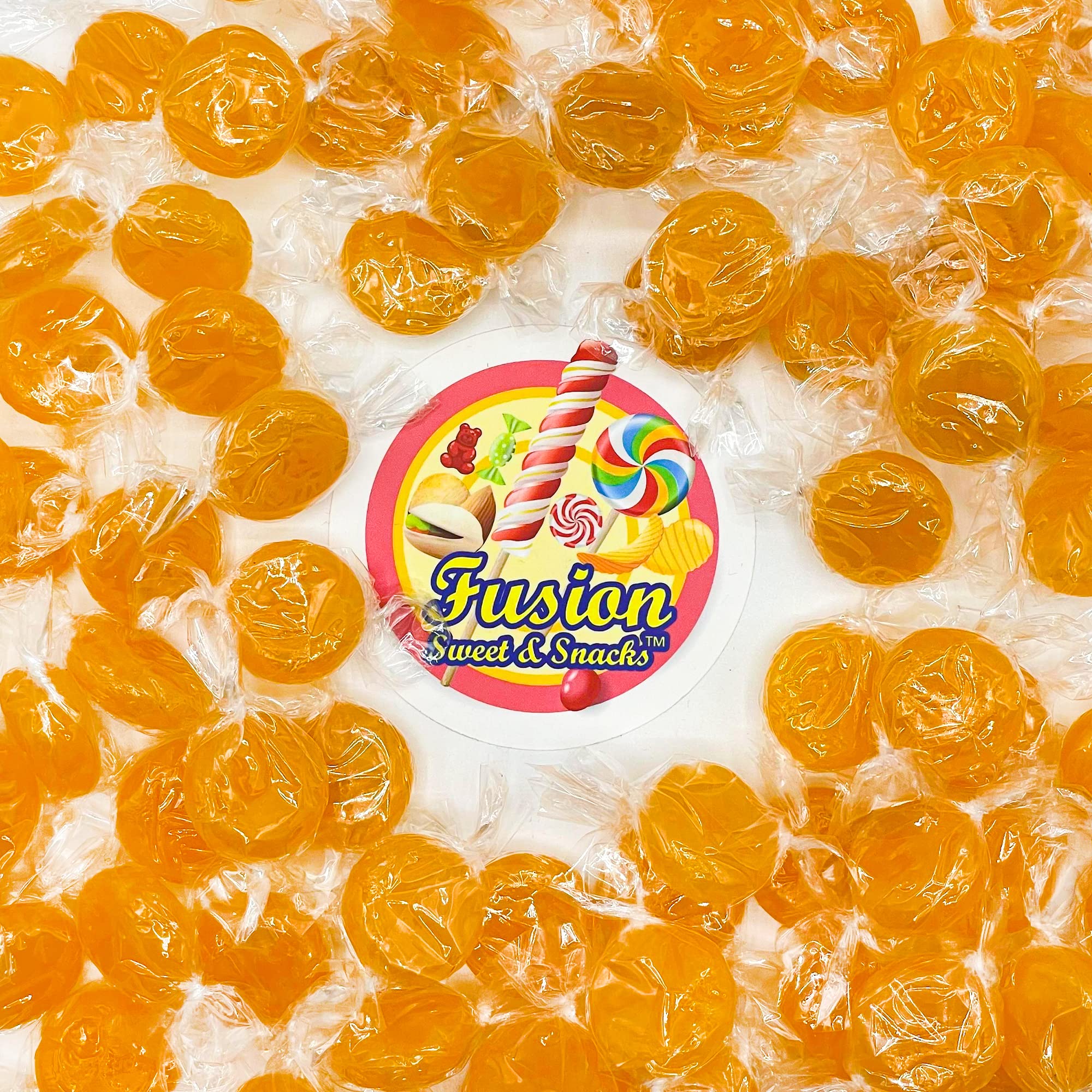 Butterscotch Hard Candy - 2LB Bag of Individually Wrapped Butter Scotch Bulk Candy, Yellow Butterscotch Discs Are Perfect For Snacks And Parties.