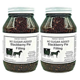 Amish Pie Filling - TWO 32 Oz Jars (Blackberry NSA)