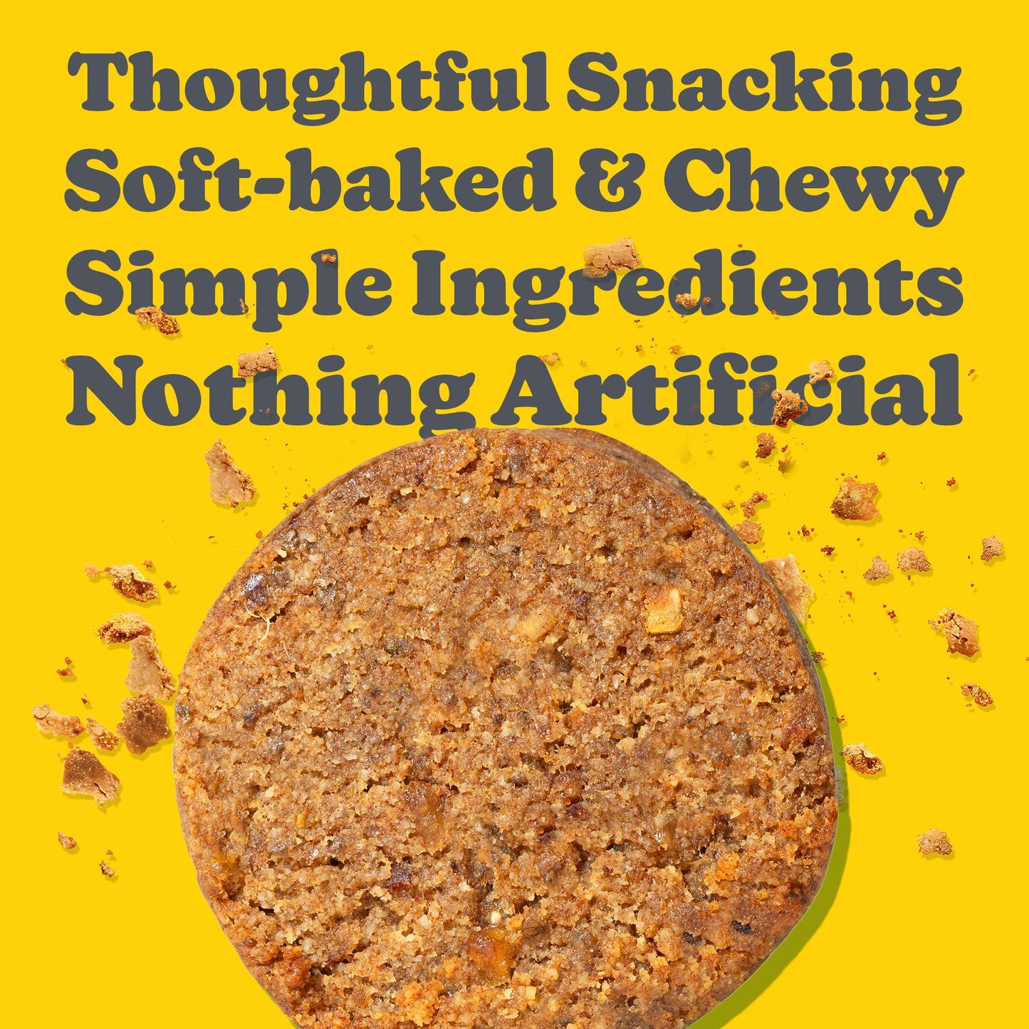 Love + Chew Mini Vegan Cookies, Gluten Free, 3g Plant Based Protein Per Cookie, Healthy Snacks for Adults and Kids, Refined Sugar Free, Individually