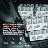 GHOST Energy Drink - 12-Pack, Original, 16oz - Energy & Focus & No Artificial Colors - 200mg of Natural Caffeine, L-Carnitine & Taurine - Gluten-Free