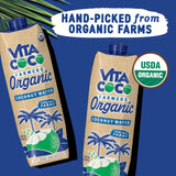 Vita Coco Farmers Organic Coconut Water, 33.8 Fl Oz