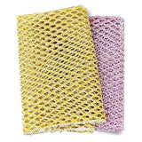 Heavy Duty Dish Scrubbers, Non-Scratch Scouring Pads - Odorless & Long Lasting Mesh Dish Cloth - Replace Sponges - Kitchen, Floor and Bathroom Usage