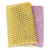 Heavy Duty Dish Scrubbers, Non-Scratch Scouring Pads - Odorless & Long Lasting Mesh Dish Cloth - Replace Sponges - Kitchen, Floor and Bathroom Usage