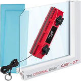 Tyroler Outside Magnetic Window Cleaner Tool | The Glider D-2 AFC Double-Sided Window Cleaners Tool Fits Windows 0.1"-0.7" Thick | Magnet Window