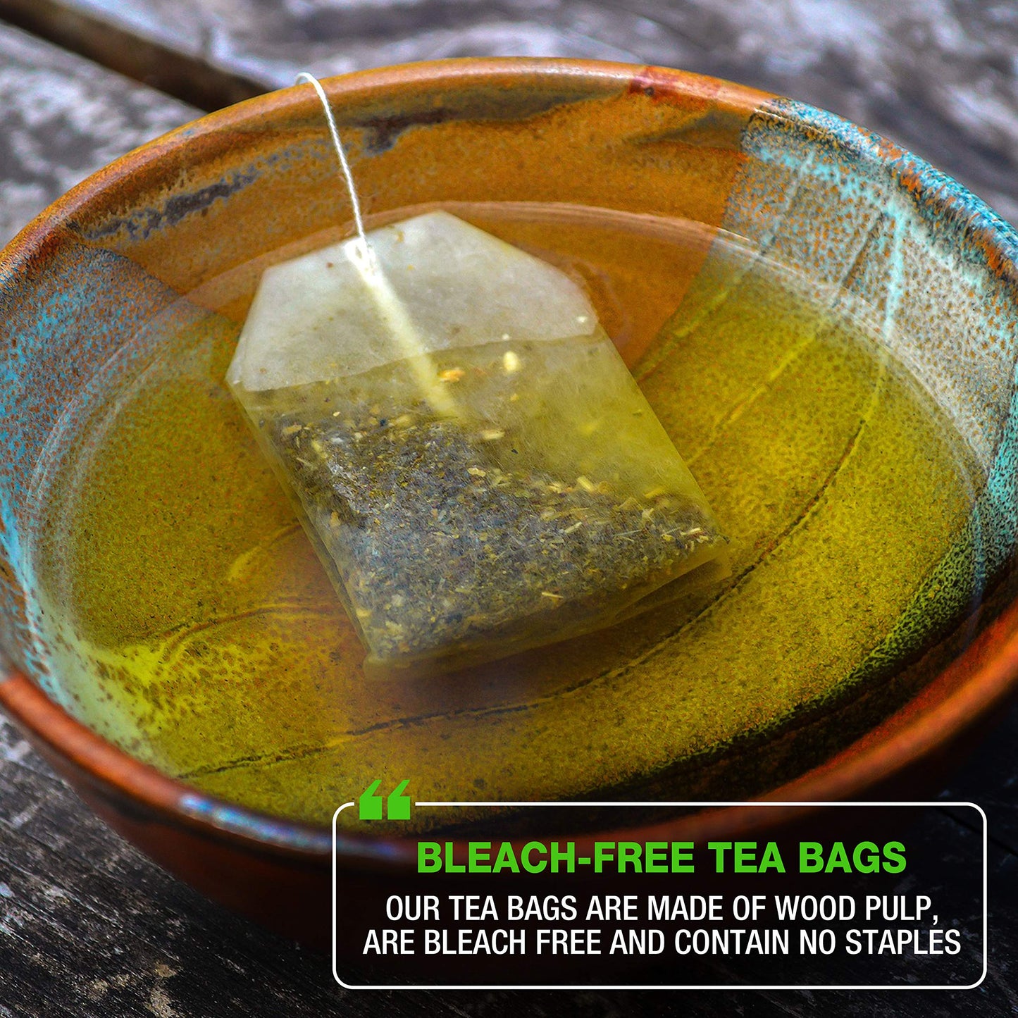Tipson Organic Matcha Green Tea - Mint - 25 Foil Enveloped Double Chambered Bags - Keto/Paleo