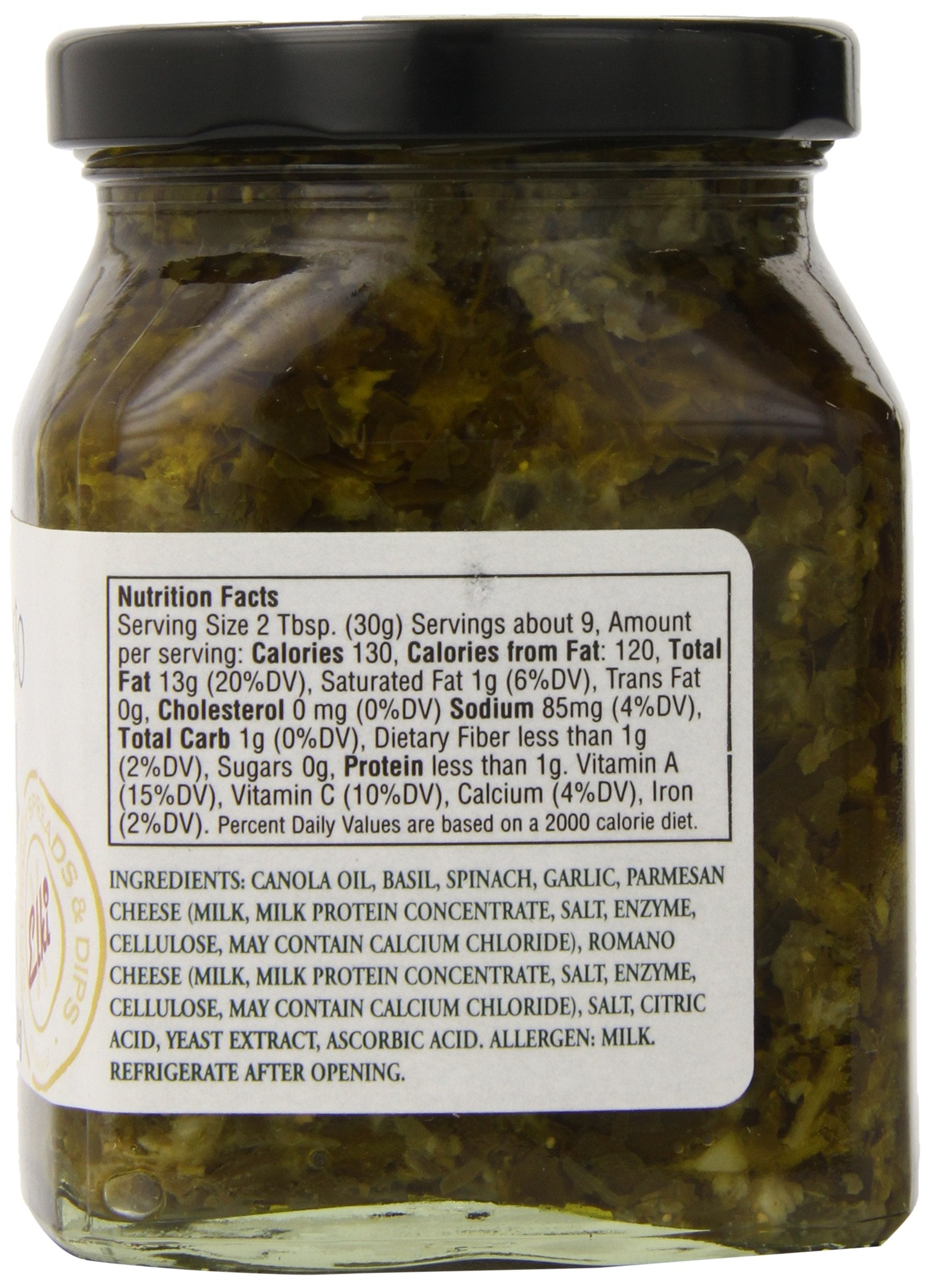 Elki's Gourmet Basil Pesto, 10 Ounce