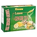 Nirwana Lemon Ginger Herbal Tea - Refreshing Herbal Blend with Ginger and Lemon | Perfect Tea Gift Set and Holiday Gift Baskets (20 Sachet)