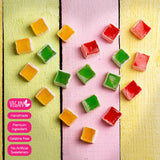 HazerBaba Assorted Turkish Delight Candy, Rose, Lemon, Mint 16oz(Pack of 1)