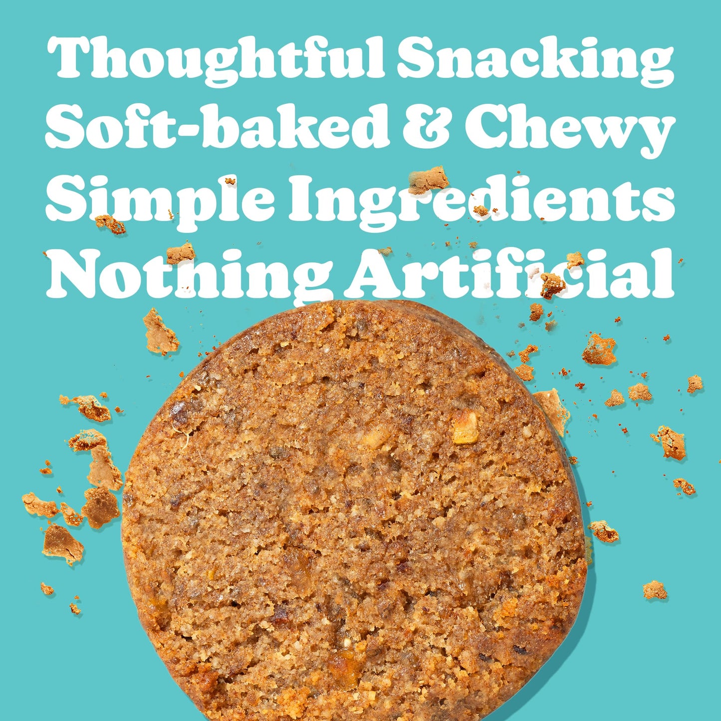Love + Chew Mini Vegan Cookies, Gluten Free, 3-4g Plant Based Protein Per Cookie, Healthy Snacks for Adults and Kids, Individually Wrapped Cookies