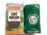 Puerto Rico Coffee Lovers - Value Pack 3 (Cafe Lareño & Cafe Del Patio) 8 oz Ground Coffee Bag (1 bag of each coffee)
