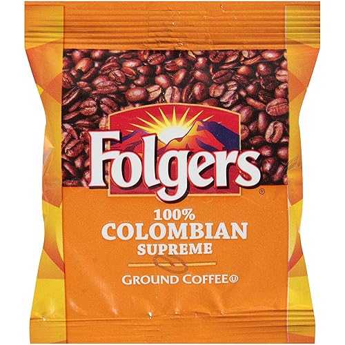 Folgers Caffeine Colombian Ground Coffee, 1.75 Ounce -- 100 per case.