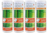 Kitchen + Home Paper Towel Alternative - Heavy Duty Washable Reusable Rayon Towels Made From Bamboo - One roll replaces 6 months of towels! 4 Pack