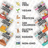Lentil Telepathy Cheddah Crunchy Whole Lentil Snack, Vegan Cheddar Flavor, OIL FREE, Never Fried, Plant Based, Gluten Free, 4 oz