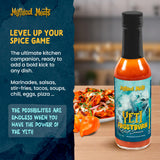Mythical Meats Yeti Frostburn Hot Sauce - Sweet Onion & Habanero Blend, Gluten Free, Non GMO, 5/10 Heat