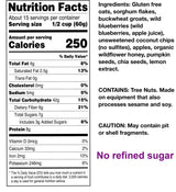 Seven Sundays Muesli Cereal, Wild and Free Blueberry Chia Buckwheat, 32 Oz Bag, Gluten Free, 0g Refined Sugar, Enjoy Warm, Cool or as Overnight Oats