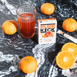 Pure Kick Energy Singles To Go Drink Mix, Blood Orange, Includes 1 Box with 6 Packets in each Box