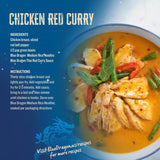 Blue Dragon Thai Red Curry Sauce - 12oz Jar (Pack of 2) - Mild/Medium Spiced Red Curry Simmer Sauce made w/Lemongrass, Shallots & Coconut Pulp