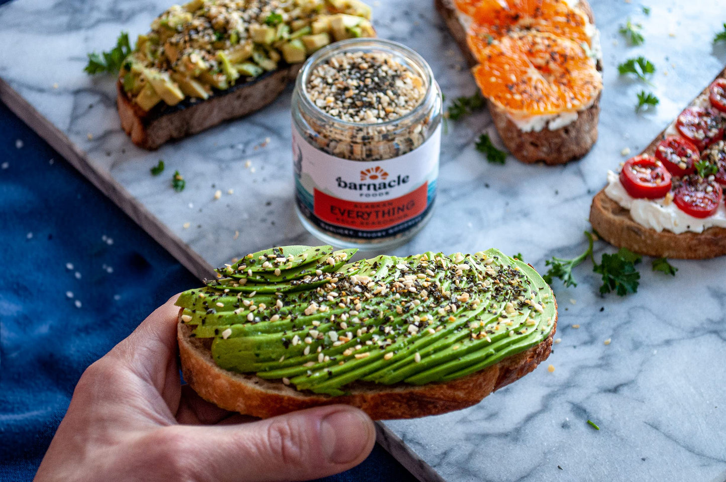 Barnacle Foods Everything Bagel Kelp Seasoning | 2.5 oz. | Classic Bagel Topper | Great for Meat, Tempura Add-In, Scrambled Eggs & Toast| Made in
