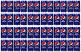 Pepsi Cola Soda 7.5oz Mini Cans 3/8 Packs (24 Cans)