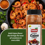 Badia Louisiana Cajun Seasoning, 23 oz - Bold & Spicy Creole Blend for Meats, Seafood, Vegetables & More