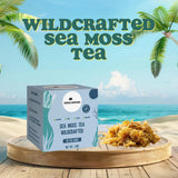 Sea Moss Tea, Pure Wildcrafted Organic Sea Moss Tea 92 Minerals - 30 Sea Moss Tea Bags