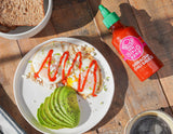 Mr. Bing Sriracha Chili Sauce 18oz | Made with Thai Chilis from Family Owned Farms | Spicy Bold Flavor Perfect For Sauces, Dips, Marinades (18 oz, 1