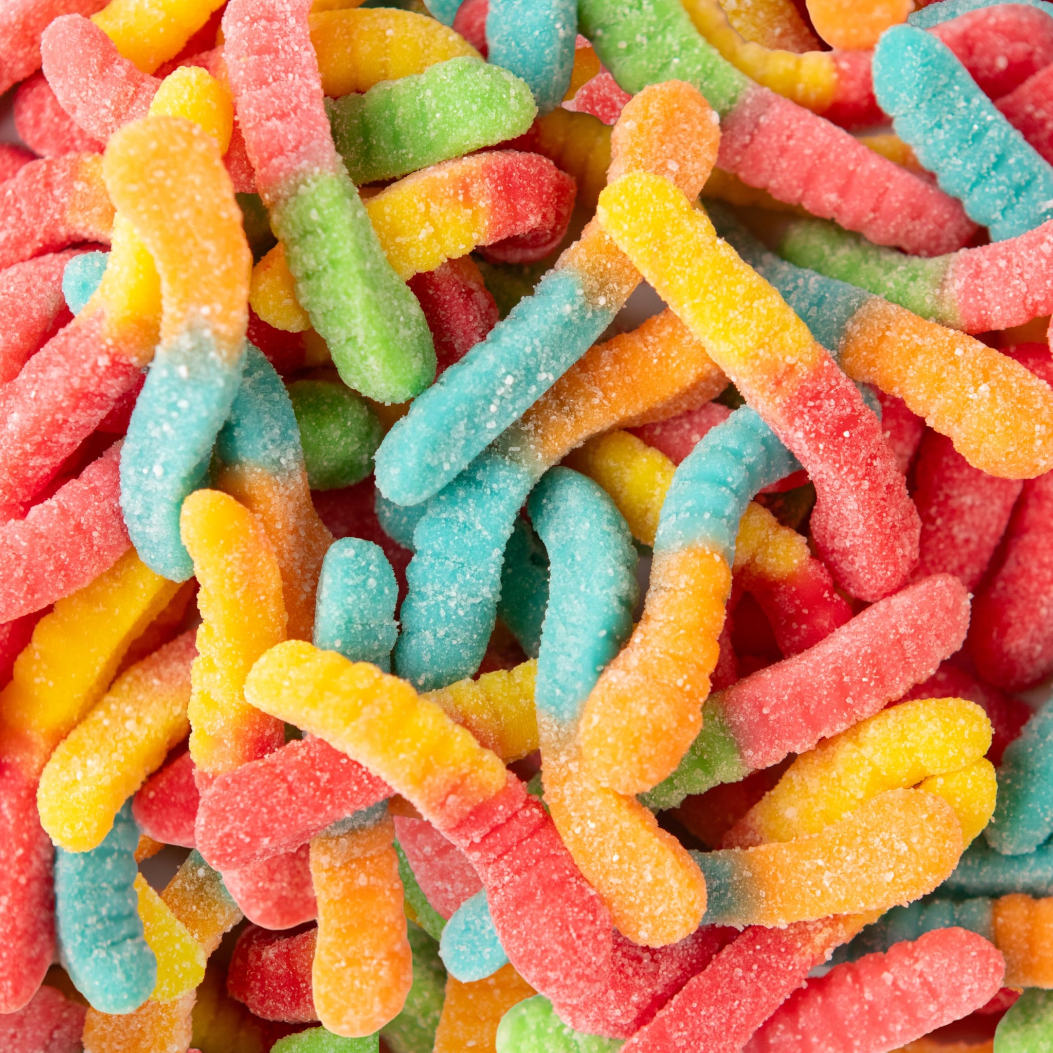 5 lb Bulk Gummy Candy Mix - Gummy Bears, Sour Gummy Worms, Cinnamon Gummy Bears & Peach Rings Bulk - Assorted Gummies Fruit Snacks for Parties, Candy