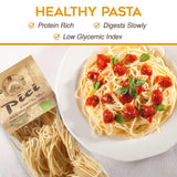 Morelli Pici Pasta di Toscana - Italian Gourmet Organic Pici Noodles - Thick Organic Pasta Nests Made in Italy from Durum Wheat Semolina - 17.6oz