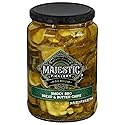 Mt Olive, Majestic Picklery Premium Smoky Barbeque Bread & Butter Chips Pickles, 24 Ounce