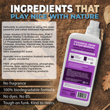 Laundry Detergent, 124 Load. 'Lavender' Essential Oil Liquid Laundry Detergent Washing Soap for Sensitive Skin. ProvenSafe™ Cleaning Supply w/Odor