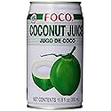 FOCO Coconut Juice with Pulp, 11.8 Fl Oz (Pack of 24)