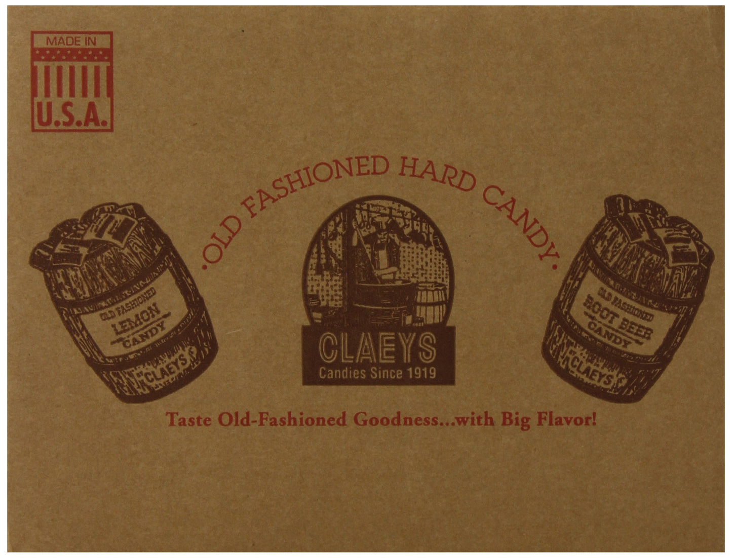 Claey's, Old Fashioned Hard Candy Sassafras, 6 Ounce Bag