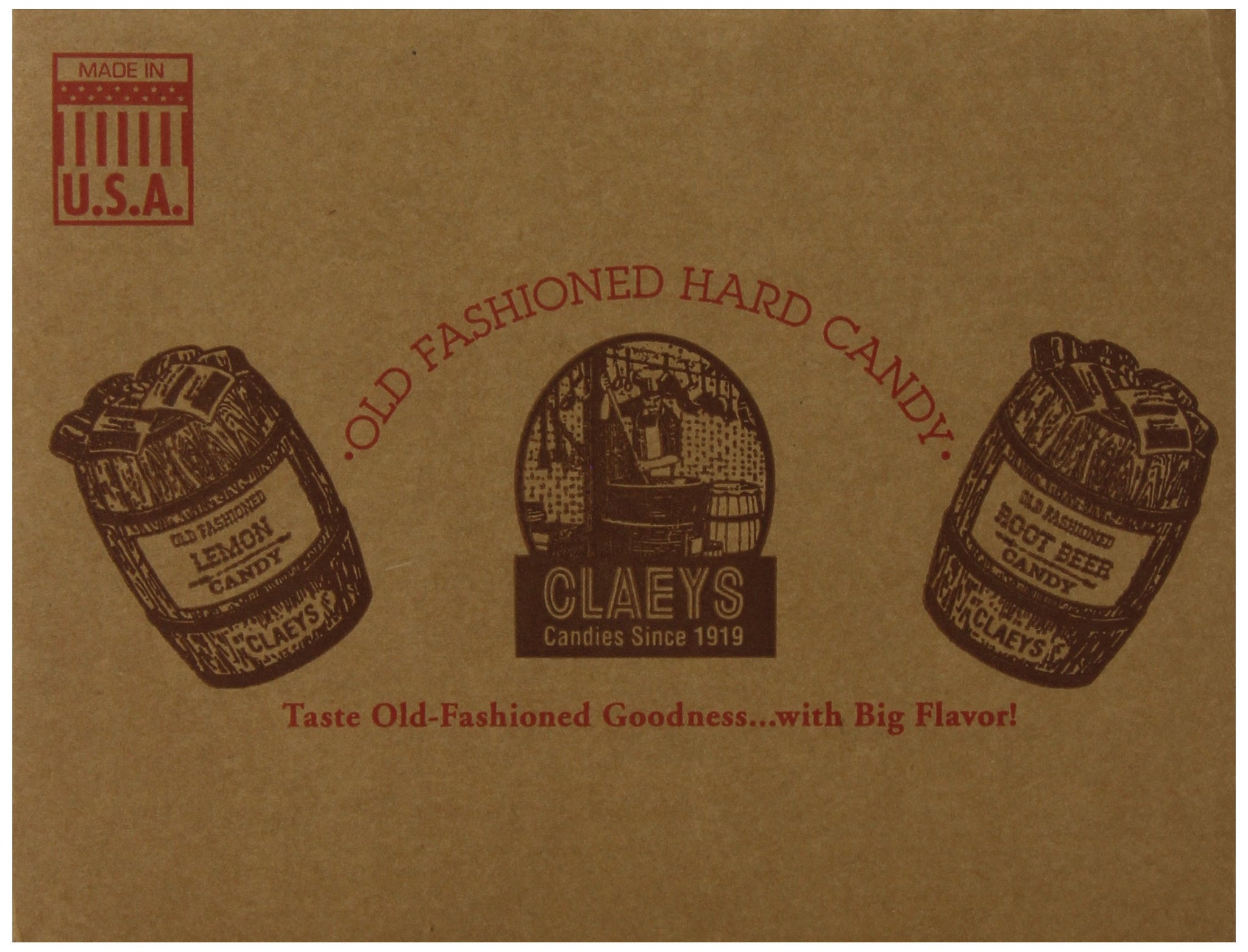 Claey's, Old Fashioned Hard Candy Sassafras, 6 Ounce Bag