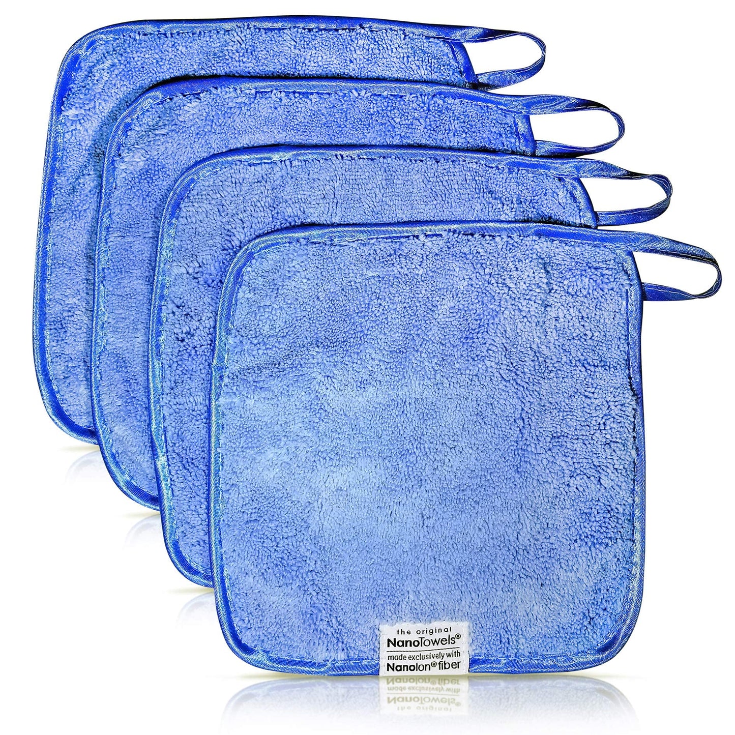 Life Miracle Nano Towels - Amazing Eco Fabric That Cleans Virtually Any Surface with Only Water. No More Paper Towels Or Toxic Chemicals. 4-Pack (8x8