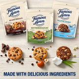 Famous Amos Mediterranean Hazelnut and Chocolate Chip Cookies | Real Mediterranean Hazelnuts in Bite-Size Chocolate Chip Cookies, Resealable 7 oz Bag