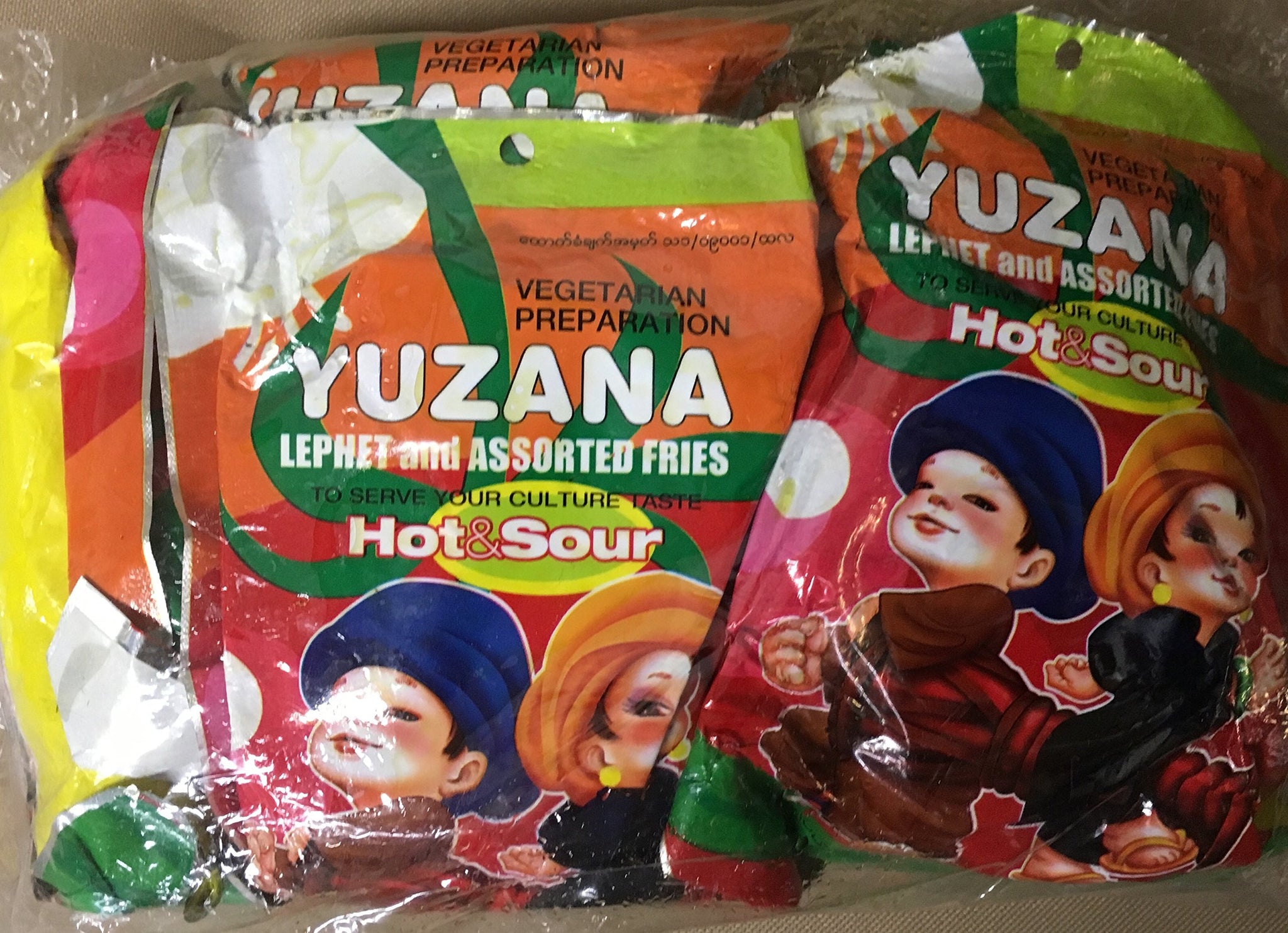YZN Tea Leaves & Crispy Mixed Beans with Chili (10 Pkgs)???????